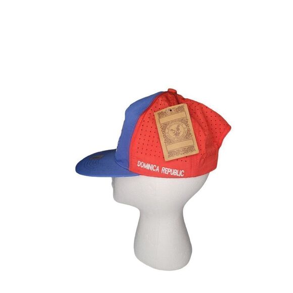 Ace Cap Dominica‎ Republic Strapback Hat OS NWT - Picture 2 of 5